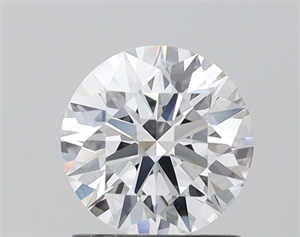 Picture of Lab Grown Diamond 1.12 Carats, Round with Ideal Cut, D Color, VVS2 Clarity and Certified by IGI
