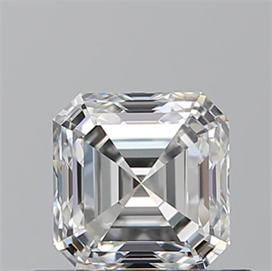 Picture of Natural Diamond 0.70 Carats, Asscher with  Cut, H Color, VS1 Clarity and Certified by GIA