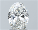 Diamante Natural 0.81 quilates, Ovalado , Color F, claridad SI1 y certificado GIA