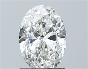 Foto Diamante Natural 0.81 quilates, Ovalado , Color F, claridad SI1 y certificado GIA de