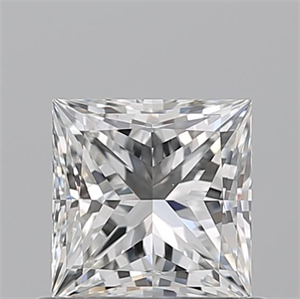 Picture of Natural Diamond 0.72 Carats, Princess with  Cut, G Color, VS1 Clarity and Certified by GIA