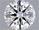 Lab Grown Diamond 1.07 Carats, Round with Ideal Cut, E Color, VVS2 Clarity and Certified by IGI