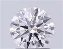 Lab Grown Diamond 1.03 Carats, Round with Ideal Cut, D Color, VVS1 Clarity and Certified by IGI