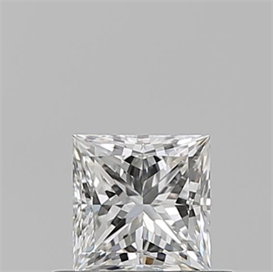 Picture of Natural Diamond 0.50 Carats, Princess with  Cut, G Color, VVS2 Clarity and Certified by GIA