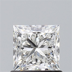 Picture of Natural Diamond 0.92 Carats, Princess with  Cut, G Color, VS2 Clarity and Certified by GIA