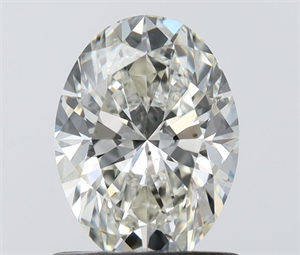 Foto Diamante Natural 0.90 quilates, Ovalado , Color I, claridad SI1 y certificado IGI de