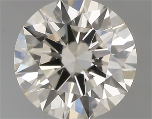 Picture of Natural Diamond 0.61 Carats, Round with Excellent Cut, L Color, VS2 Clarity and Certified by GIA