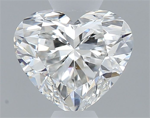 Picture of Natural Diamond 0.40 Carats, Heart with  Cut, F Color, VS1 Clarity and Certified by GIA
