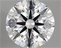 Lab Grown Diamond 3.01 Carats, Round with Ideal Cut, D Color, VVS2 Clarity and Certified by IGI