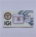 Natural Diamond 0.82 Carats, Pear with  Cut, J Color, IF Clarity and Certified by IGI