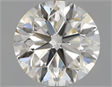 Natural Diamond 1.01 Carats, Round with Very Good Cut, I Color, SI1 Clarity and Certified by GIA