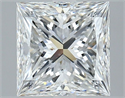 Natural Diamond 3.02 Carats, Princess with  Cut, F Color, VS1 Clarity and Certified by GIA