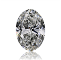 Diamante Natural 0.62 quilates, Ovalado , Color G, claridad VVS1 y certificado GIA