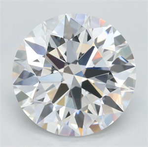 Picture of Lab Grown Diamond 3.02 Carats, Round with Ideal Cut, D Color, VVS1 Clarity and Certified by IGI