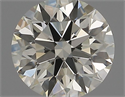 Natural Diamond 0.72 Carats, Round with Excellent Cut, I Color, VVS1 Clarity and Certified by IGI