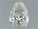 Natural Diamond 1.00 Carats, Pear with  Cut, K Color, VS2 Clarity and Certified by GIA