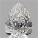 Diamante Natural 0.11 quilates, De pera , Color F, claridad VS1 y certificado IGI