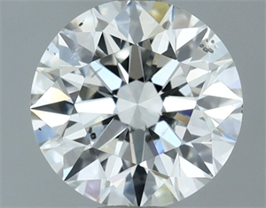 Picture of Natural Diamond 0.80 Carats, Round with Excellent Cut, H Color, SI1 Clarity and Certified by GIA