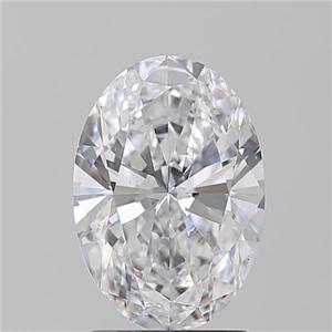 Picture of Natural Diamond 2.01 Carats, Oval with  Cut, D Color, SI1 Clarity and Certified by GIA
