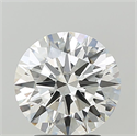 Lab Grown Diamond 3.02 Carats, Round with Ideal Cut, F Color, VVS2 Clarity and Certified by IGI
