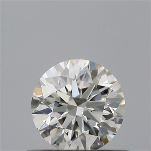 Picture of Natural Diamond 0.42 Carats, Round with Excellent Cut, G Color, VVS2 Clarity and Certified by IGI