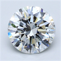 Diamante Natural 5.03 quilates, Redondo , Color F, claridad SI1 y certificado GIA