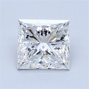 Picture of Natural Diamond 2.01 Carats, Princess with  Cut, D Color, VS2 Clarity and Certified by GIA