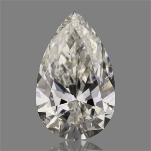 Picture of Natural Diamond 0.43 Carats, Pear with  Cut, J Color, SI2 Clarity and Certified by GIA