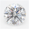 Lab Grown Diamond 3.97 Carats, Round with Excellent Cut, D Color, VVS1 Clarity and Certified by GIA
