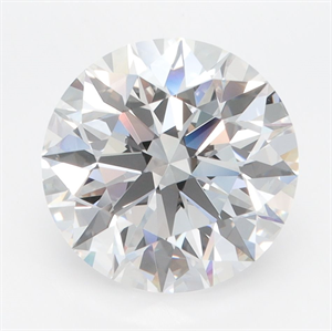 Picture of Lab Grown Diamond 3.97 Carats, Round with Excellent Cut, D Color, VVS1 Clarity and Certified by GIA