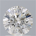 Natural Diamond 1.01 Carats, Round with Excellent Cut, G Color, SI2 Clarity and Certified by IGI