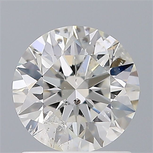 Picture of Natural Diamond 1.01 Carats, Round with Excellent Cut, G Color, SI2 Clarity and Certified by IGI