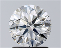 Diamante Natural 1.33 quilates, Redondo , Color H, claridad VS2 y certificado GIA