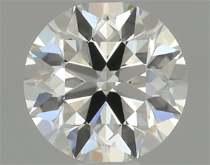 Picture of Natural Diamond 0.54 Carats, Round with Excellent Cut, K Color, IF Clarity and Certified by GIA