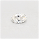 Natural Diamond 0.70 Carats, Oval with  Cut, J Color, VS2 Clarity and Certified by GIA