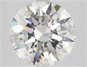 Natural Diamond 4.09 Carats, Round with Excellent Cut, I Color, SI1 Clarity and Certified by GIA