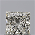 Diamante Natural 0.56 quilates, Princesa , Color L, claridad VVS1 y certificado GIA