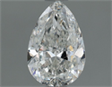 Natural Diamond 0.80 Carats, Pear with  Cut, H Color, SI2 Clarity and Certified by GIA