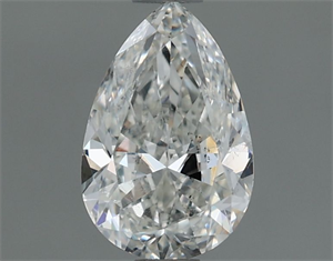Picture of Natural Diamond 0.80 Carats, Pear with  Cut, H Color, SI2 Clarity and Certified by GIA