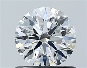 Foto Diamante Natural 0.71 quilates, Redondo , Color G, claridad IF y certificado GIA de