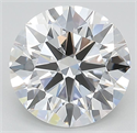 Lab Grown Diamond 3.03 Carats, Round with Ideal Cut, F Color, IF Clarity and Certified by IGI