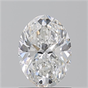 Natural Diamond 1.20 Carats, Oval with  Cut, E Color, VS2 Clarity and Certified by GIA