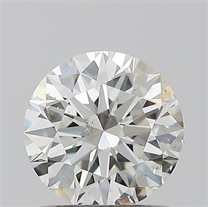 Picture of Natural Diamond 0.90 Carats, Round with Excellent Cut, I Color, SI1 Clarity and Certified by GIA