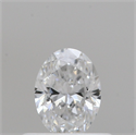 Diamante Natural 0.40 quilates, Ovalado , Color D, claridad VVS2 y certificado GIA