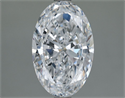 Natural Diamond 2.00 Carats, Oval with  Cut, D Color, IF Clarity and Certified by GIA