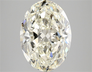 Picture of Natural Diamond 4.02 Carats, Oval with  Cut, J Color, SI1 Clarity and Certified by IGI
