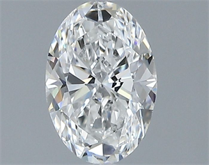 Picture of Natural Diamond 0.50 Carats, Oval with  Cut, F Color, VS2 Clarity and Certified by GIA