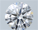 Natural Diamond 0.80 Carats, Round with Excellent Cut, D Color, SI2 Clarity and Certified by GIA