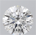 Lab Grown Diamond 4.55 Carats, Round with Ideal Cut, G Color, VS1 Clarity and Certified by IGI