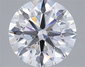 Picture of Lab Grown Diamond 3.02 Carats, Round with Excellent Cut, D Color, VVS2 Clarity and Certified by IGI